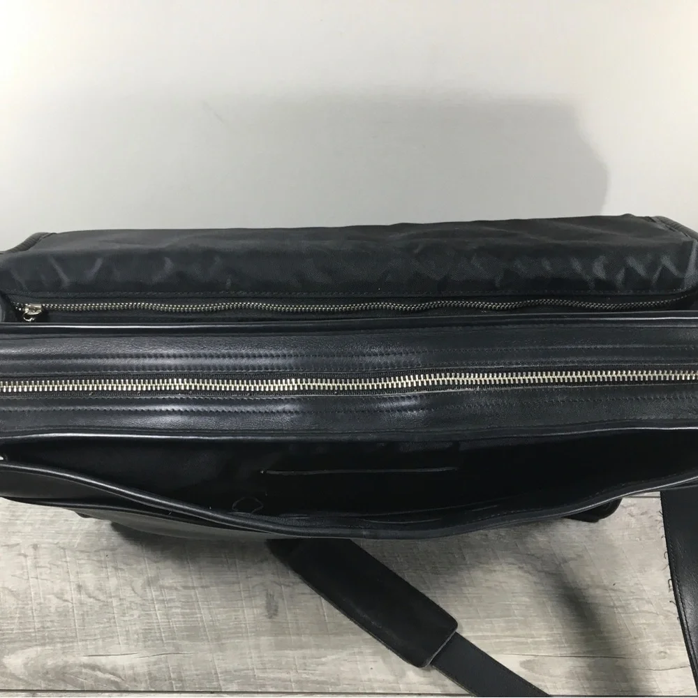 Coach 2Way Thompson Leather Executive Briefcase Laptop Computer Shoulder Bag